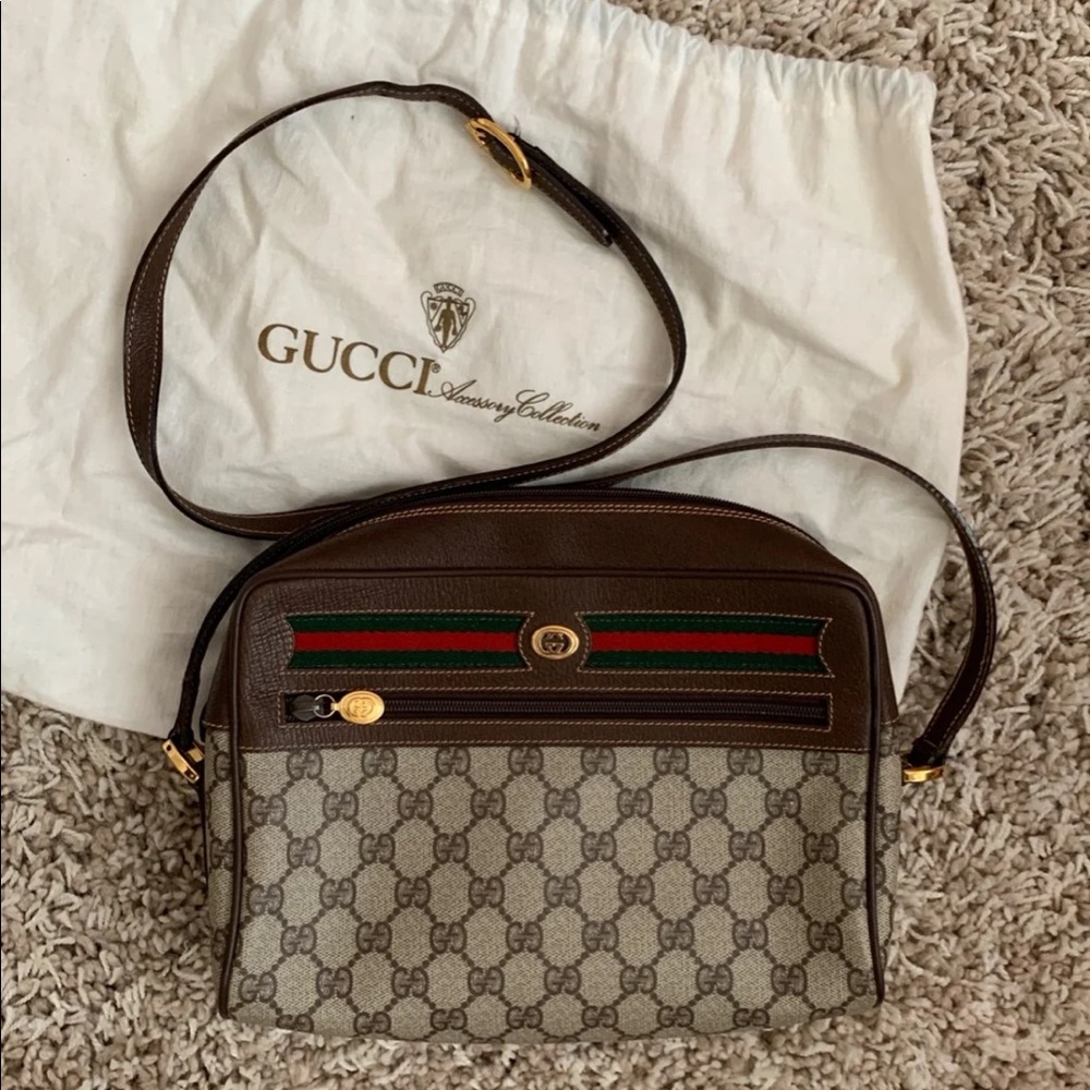 Gucci Vintage Ophidia GG Crossbody | Authentic